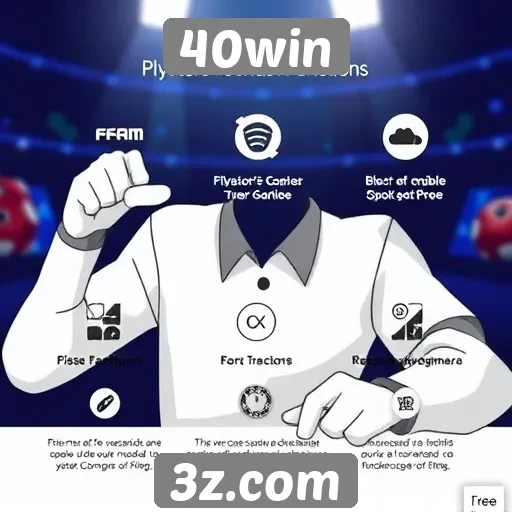 Análise das funcionalidades do site 40win